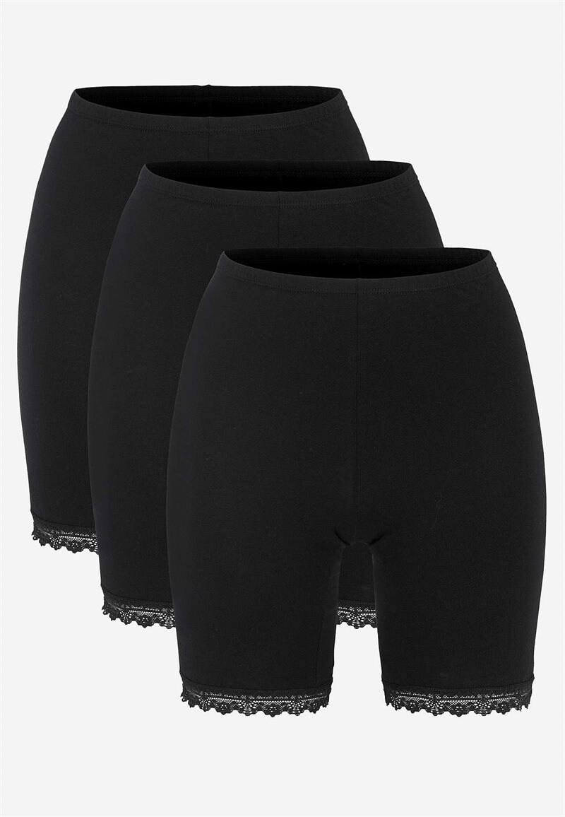 Bomullstrosa med längre ben Elise 3-pack 36979