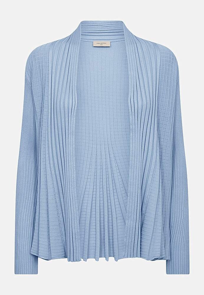 Ribbad, öppen cardigan