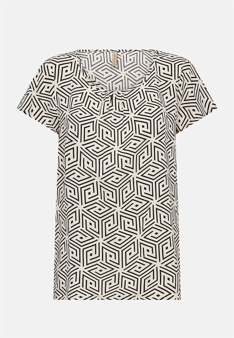 Product Image for Kortärmad blus med grafiskt mönster Diva