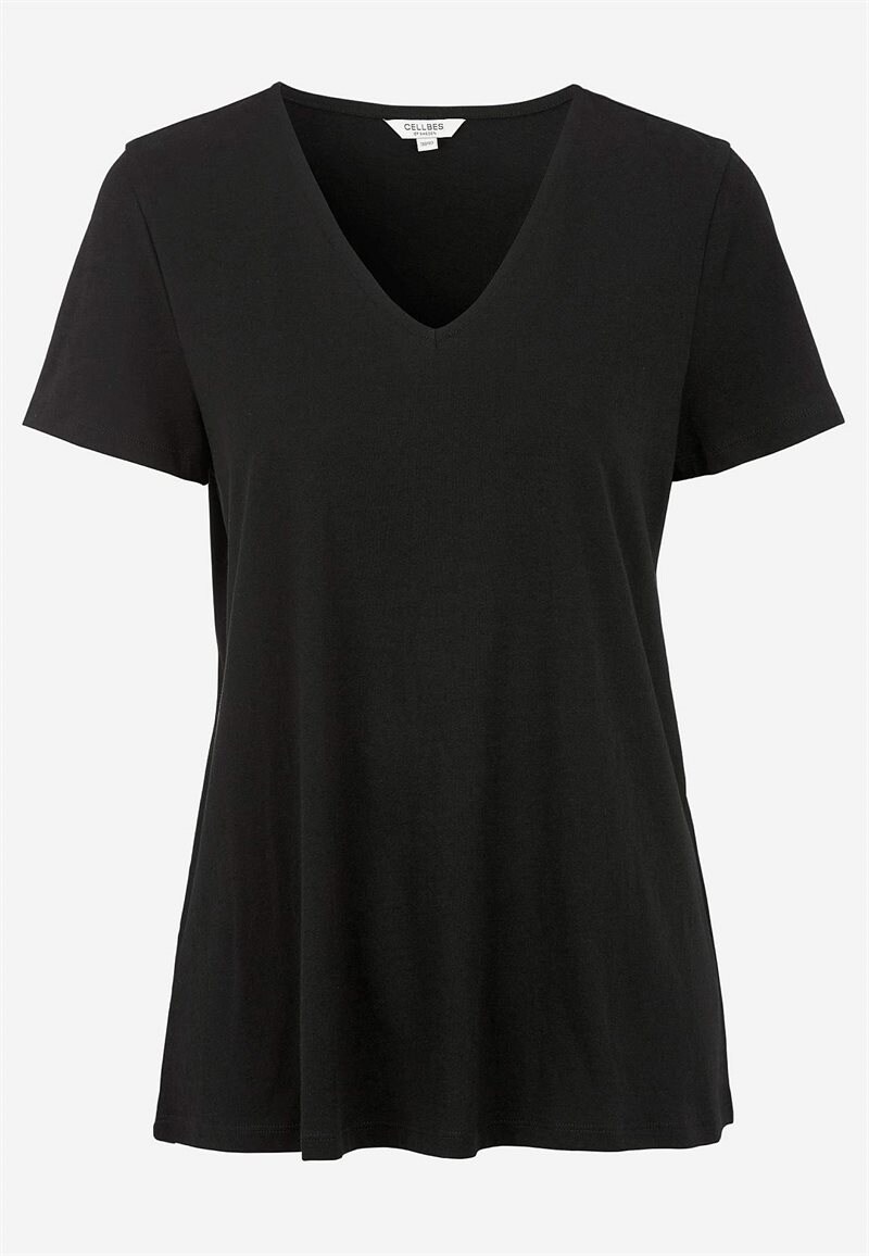 Product Image for Mjuk trikåtopp med v-ringning Juni