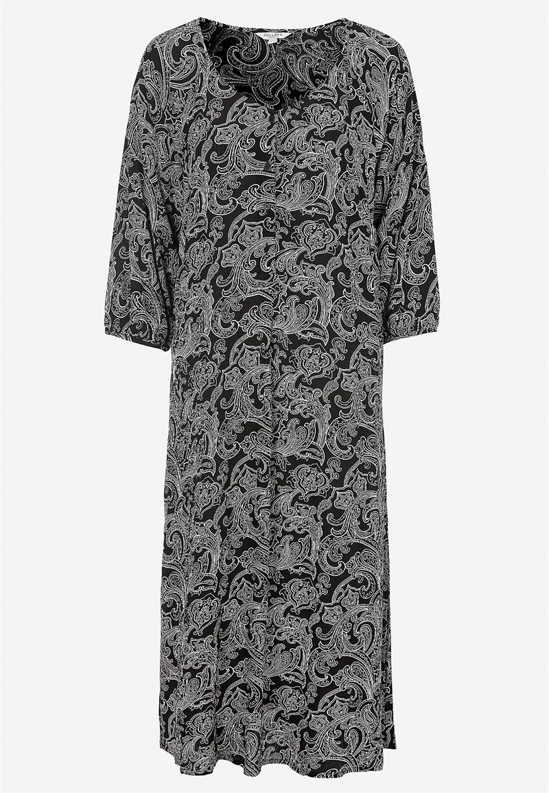 Product Image for Mönstrad klänning med knappar