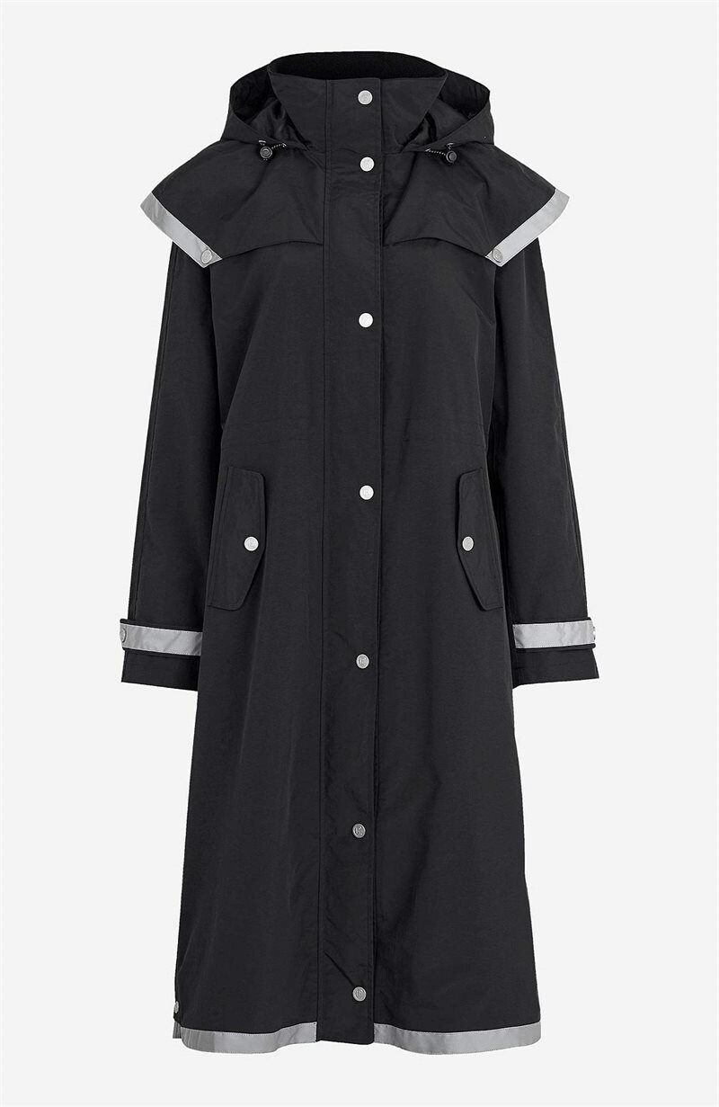 Product Image for Lång regnkappa med reflekterande detaljer