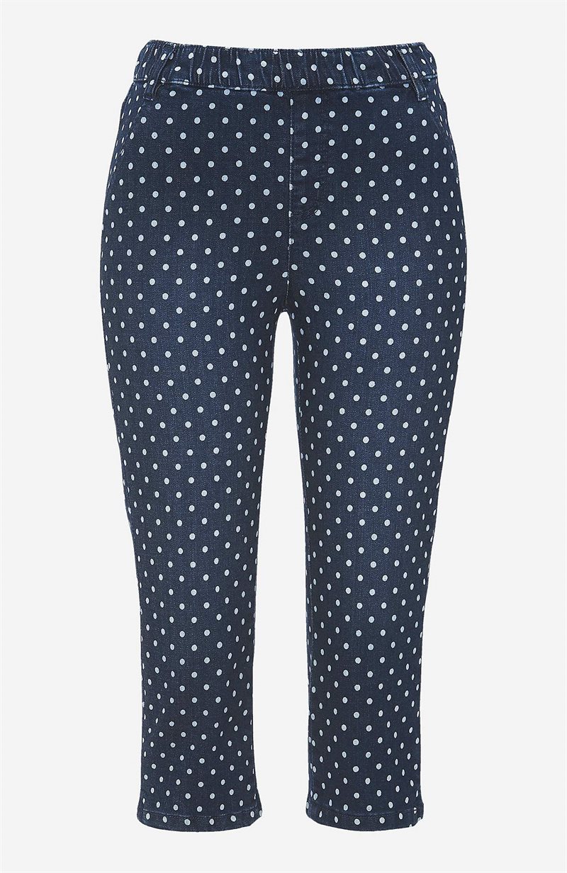 Product Image for Bekväma, prickiga caprijeggings Noomi
