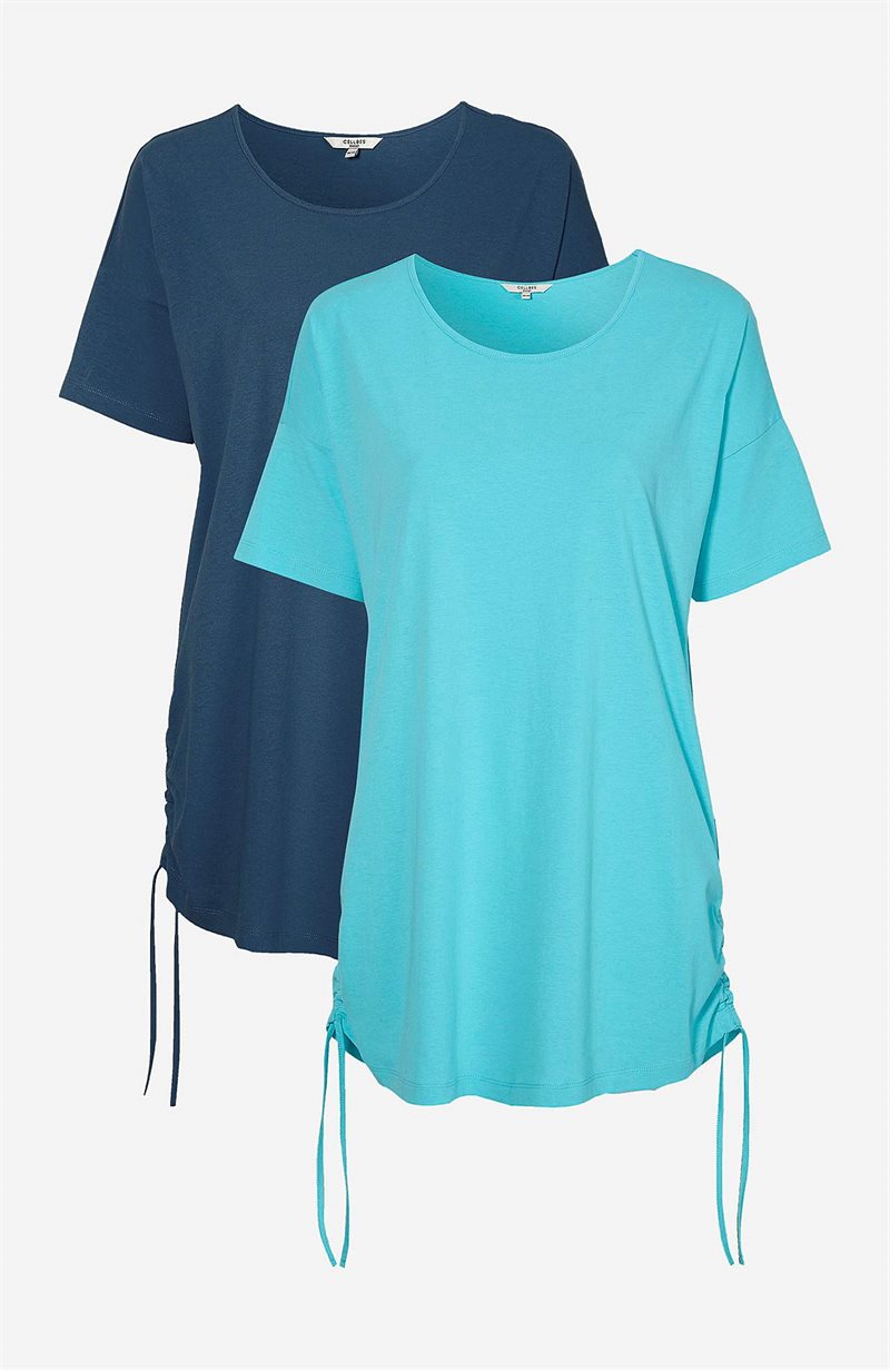 Lång trikåtopp Vilde 2-pack 38238