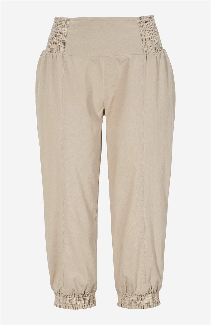 Vävd capribyxa Nellie