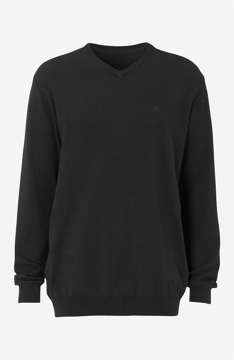 Långärmad tröja med v-ringning Folke 24182