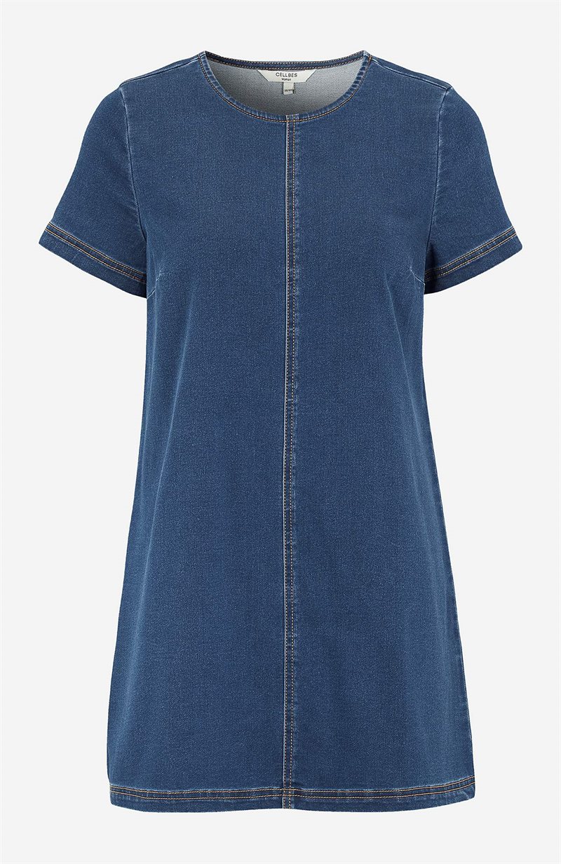 Kortärmad denimtunika Olina 24884