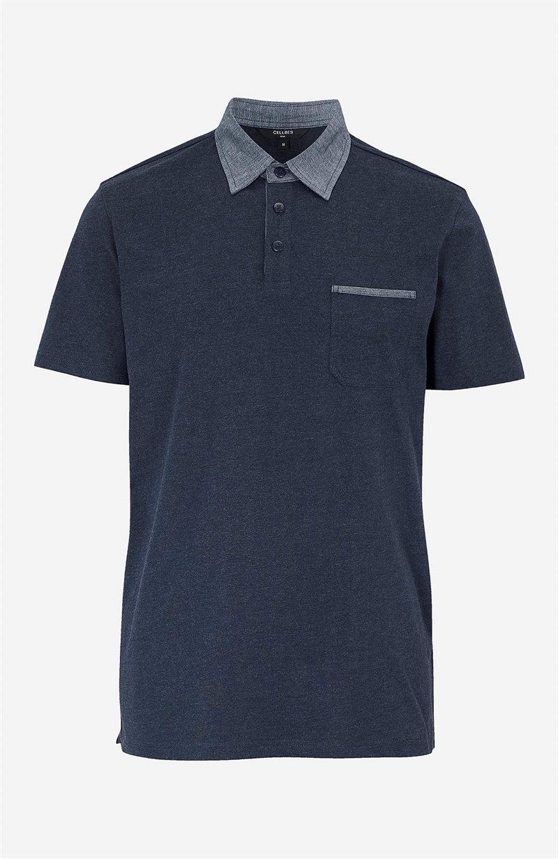 T-shirt med krage 25119