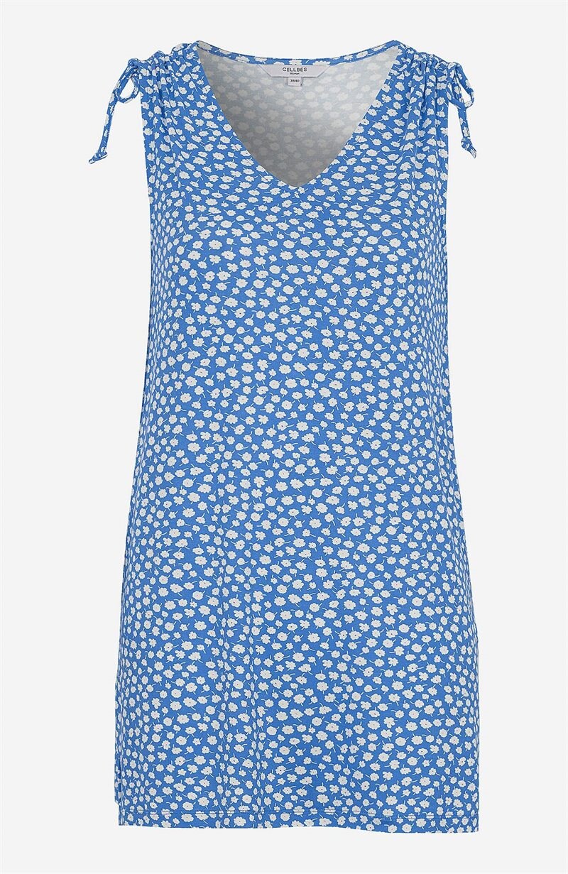 Product Image for Mönstrad trikåtunika med knytdesign Lina