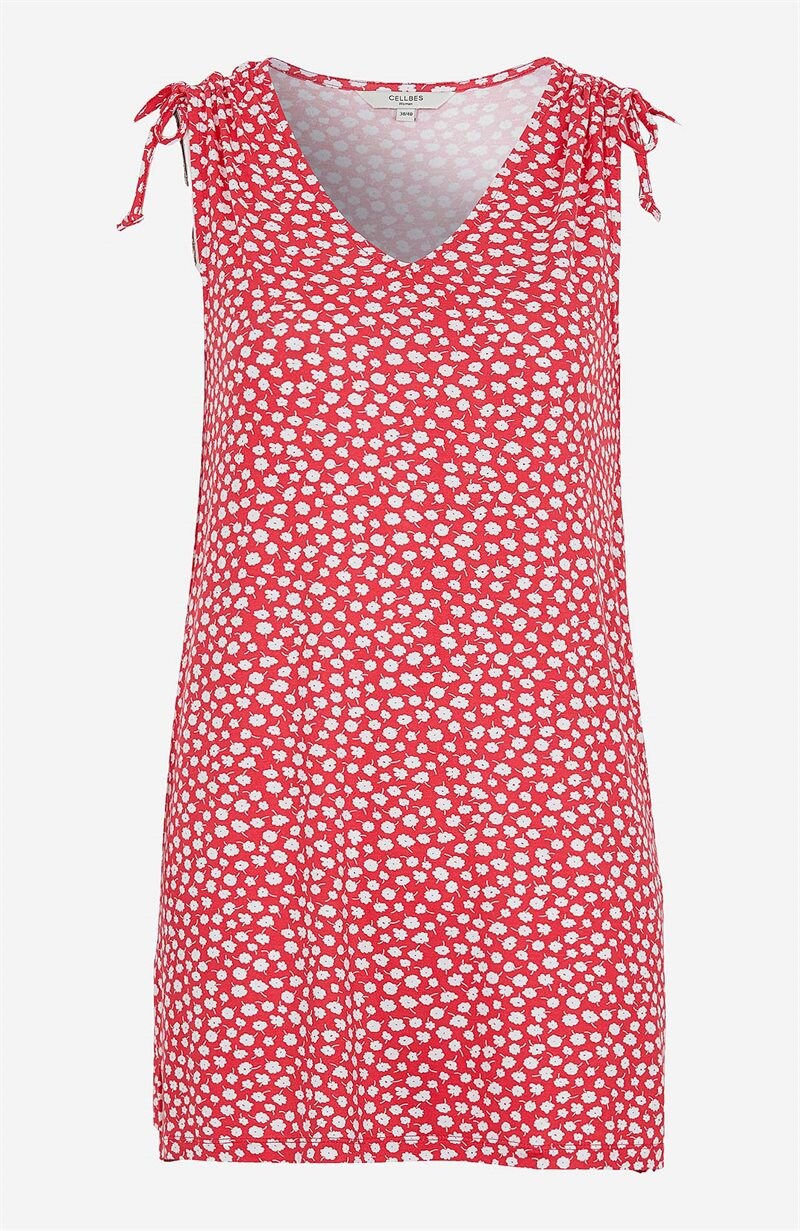 Product Image for Mönstrad trikåtunika med knytdesign Lina