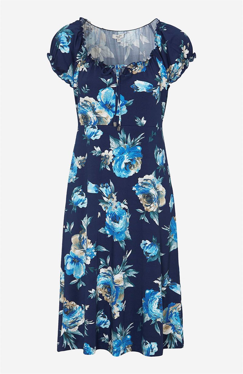 Mönstrad singoallaklänning Monica 26401