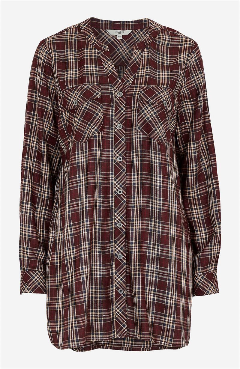 Rutig tunika Sigrid 25623