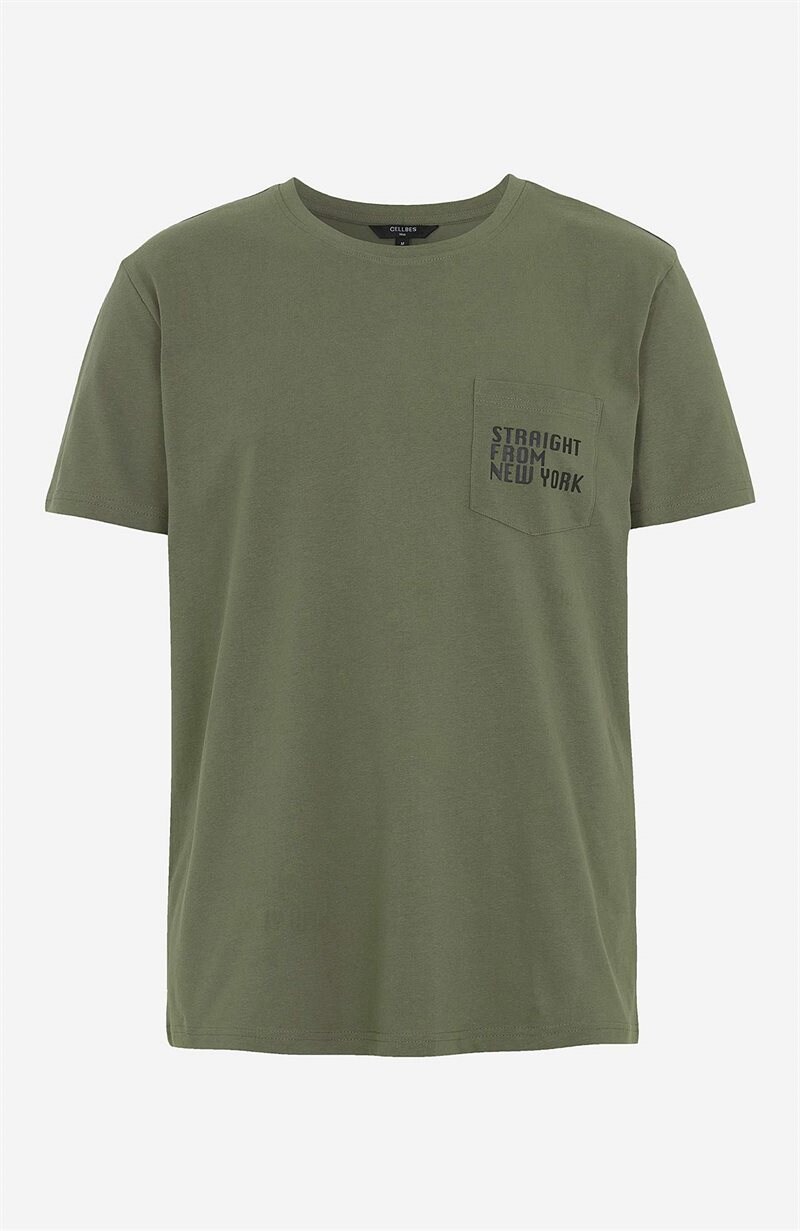 Bekväm t-shirt i trikå Lukas 25668