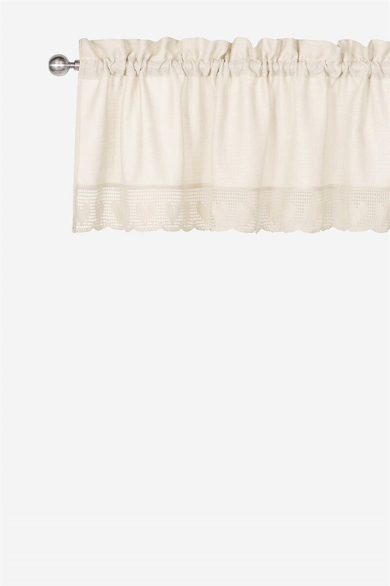 Gardinkappa med spets Heart