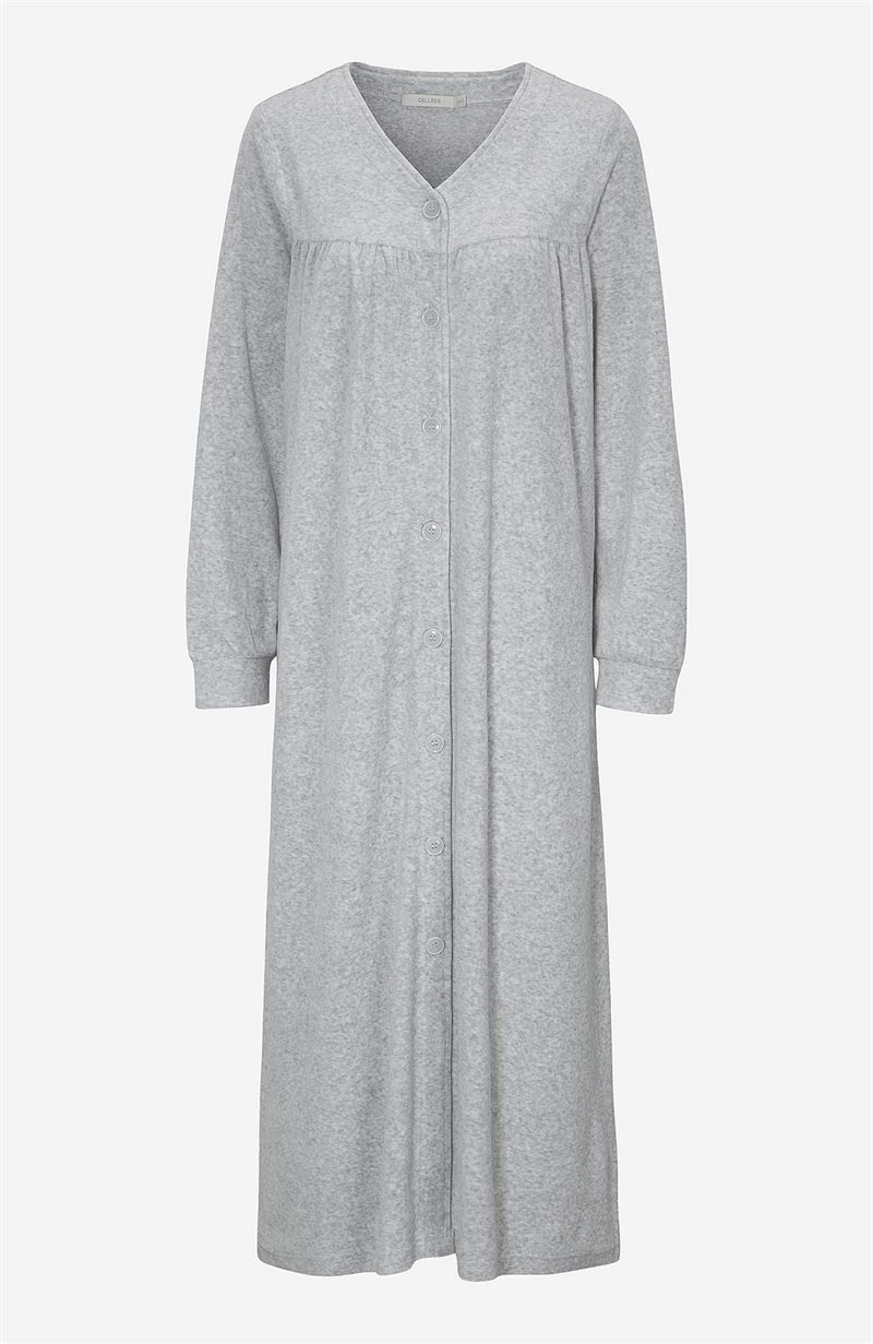 Product Image for Lång morgonrock i bomullsvelour Inez