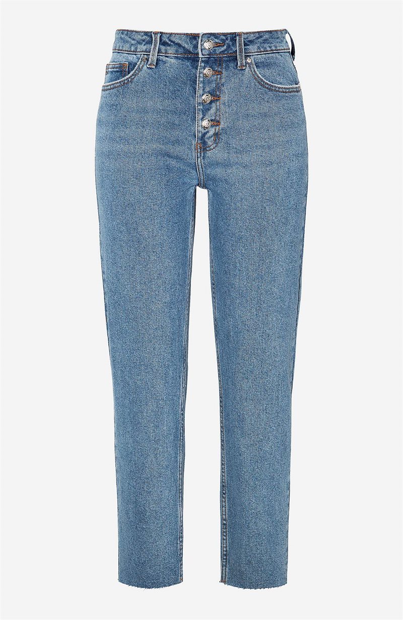Product Image for Bekväma jeans med hög midja Emily Button