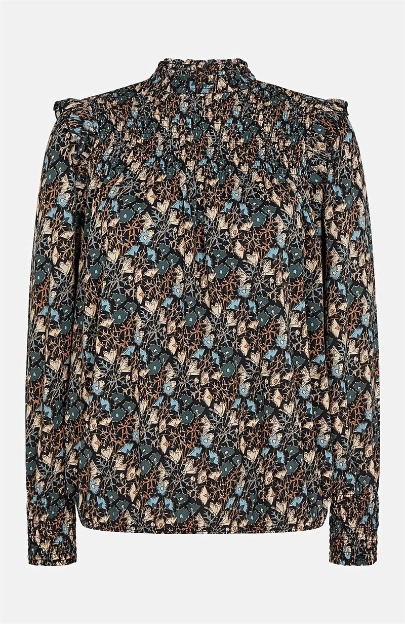 Product Image for Smockad blus med resår i nederkanten Felicity
