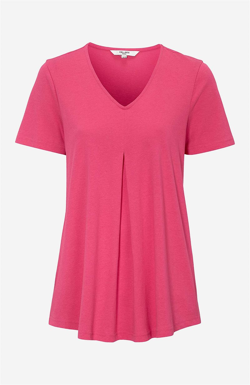 V-ringad trikåtopp 26776