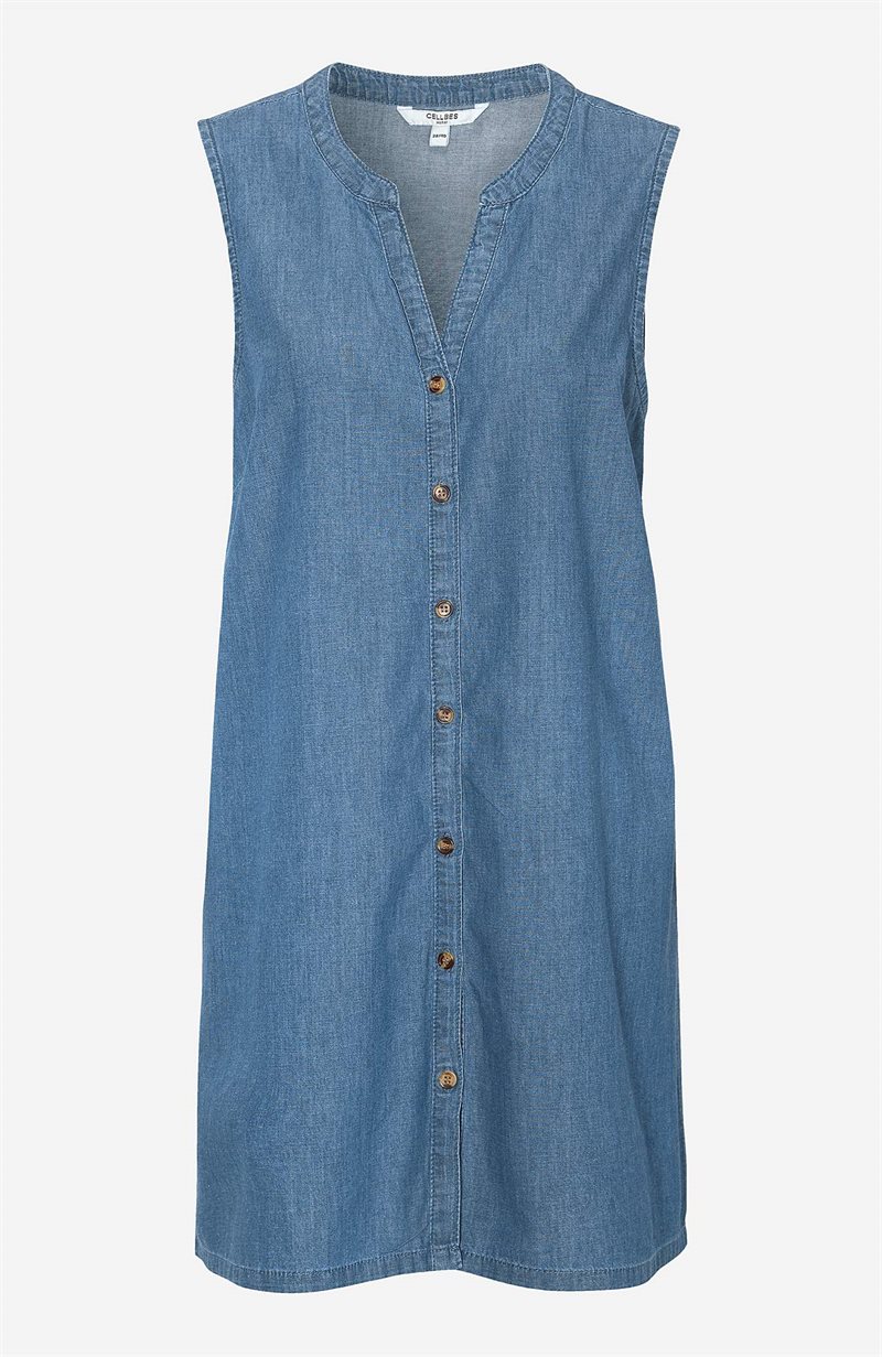 Ärmlös denimtunika Elsy 26884
