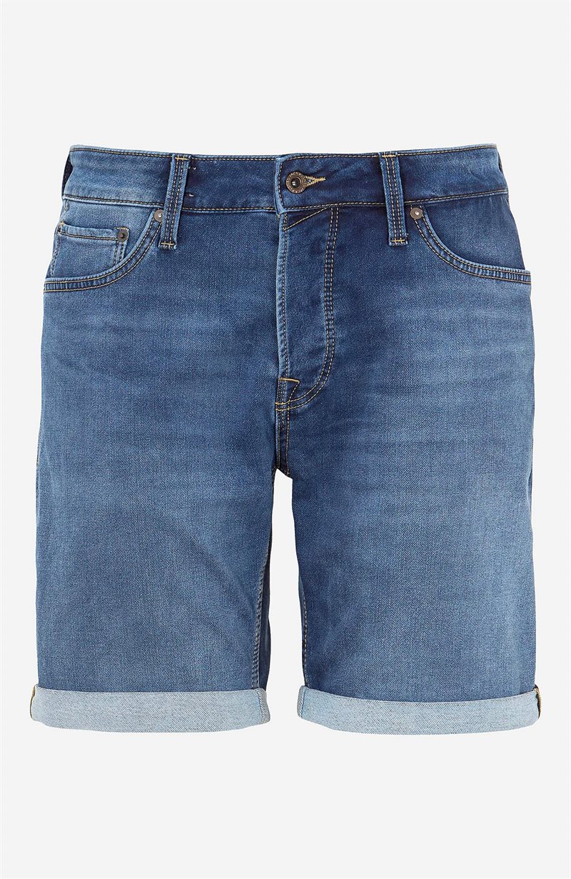 Product Image for Mellanblåa, superstretchiga jeansshorts Rick Icon