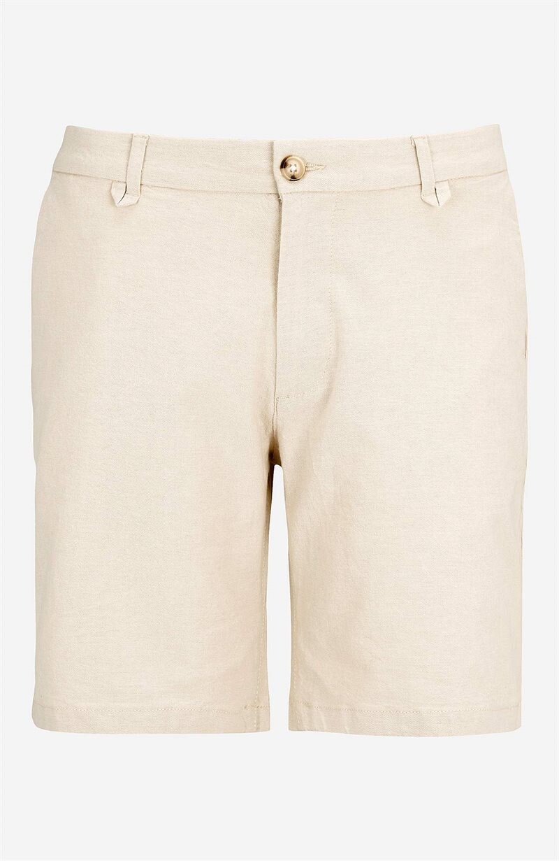 Product Image for Enfärgade shorts i bomull och linnemix Palma