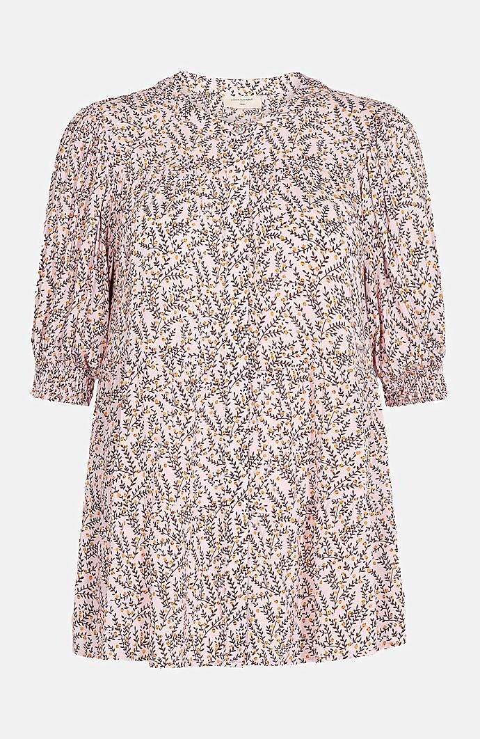 SmÃ¥blommig viskosblus Adney 26981