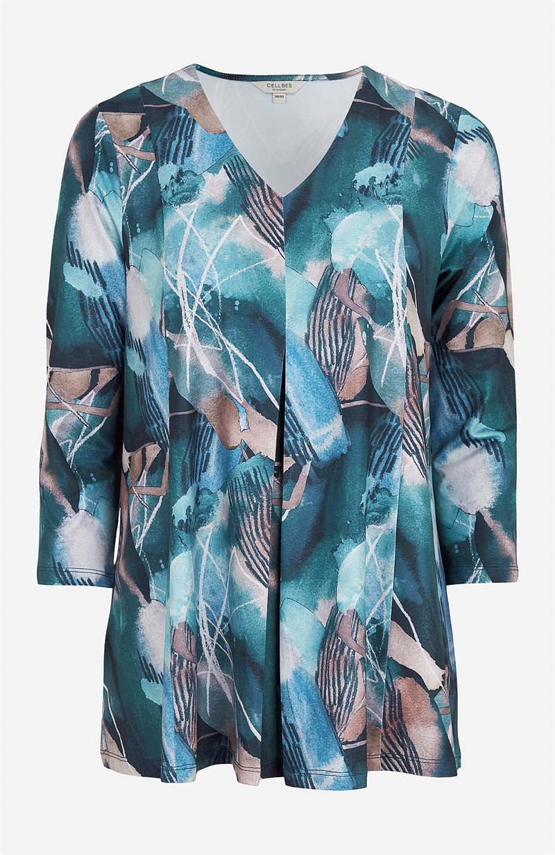 Mönstrad trikåtunika Milly 27501