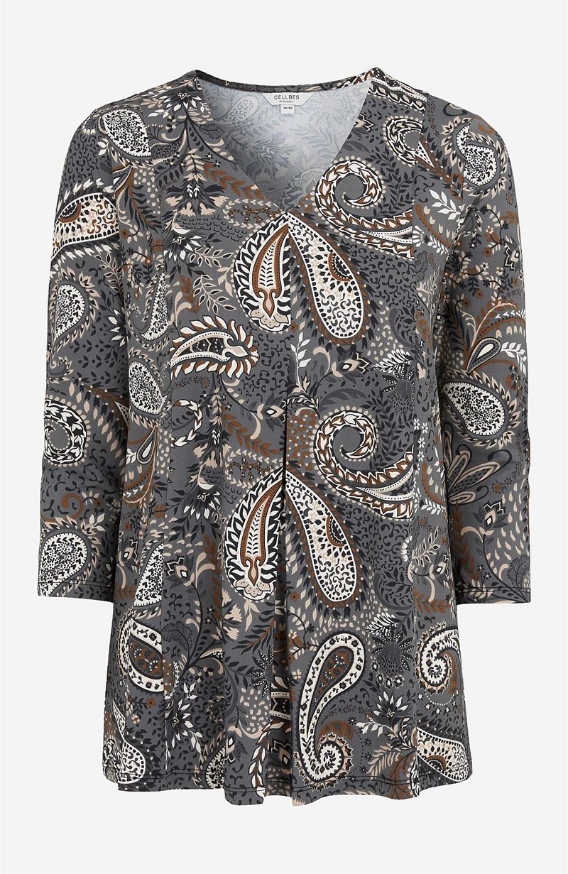Mönstrad trikåtunika Milly 27497