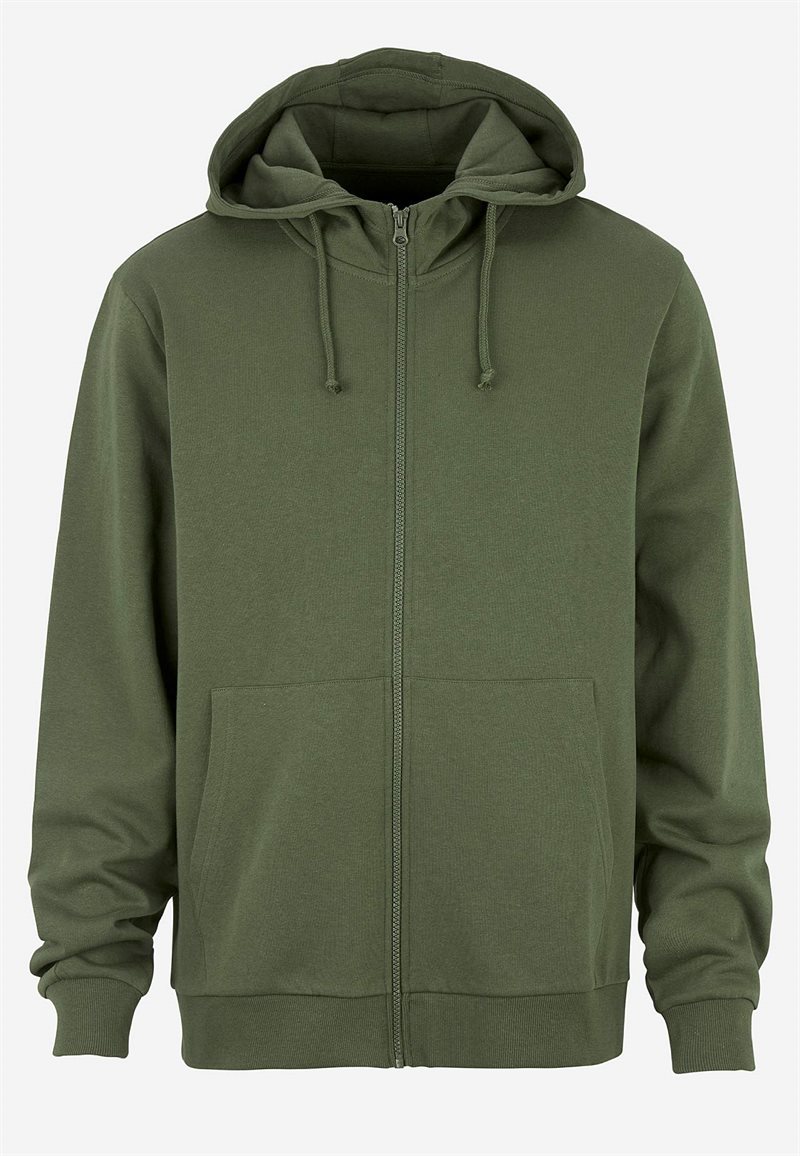 Product Image for Enfärgad huvtröja med dragkedja