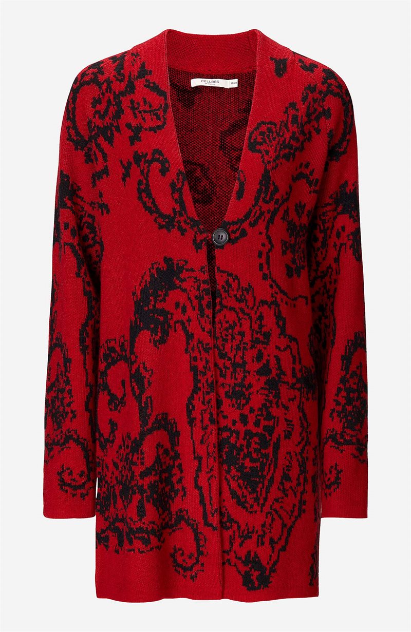 Product Image for Jacquardstickad cardigan Jacqueline
