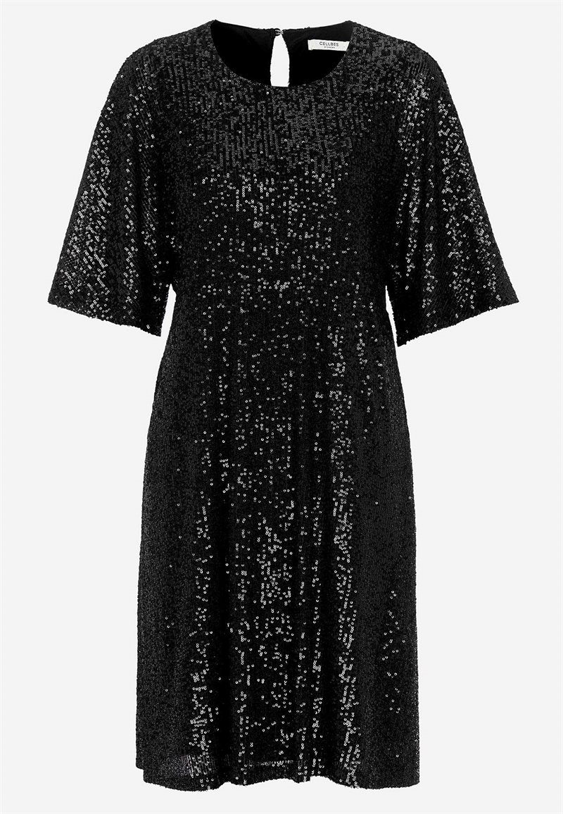 Lyxig paljettklänning