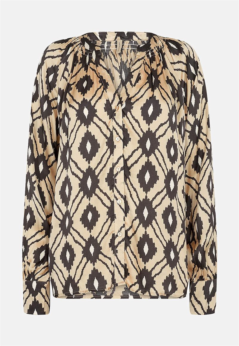 MÃ¶nstrad satinblus Tammi