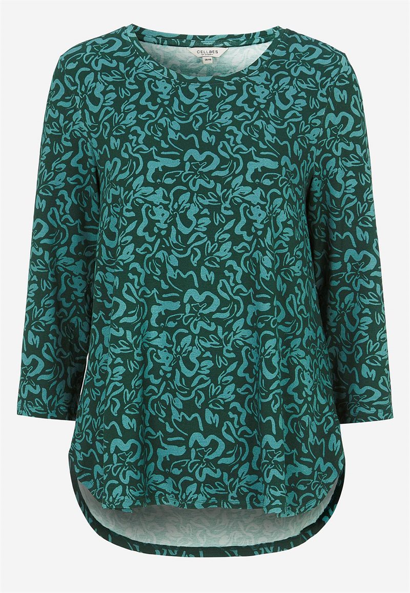 TrikÃ¥topp med 3/4-Ã¤rm 31015