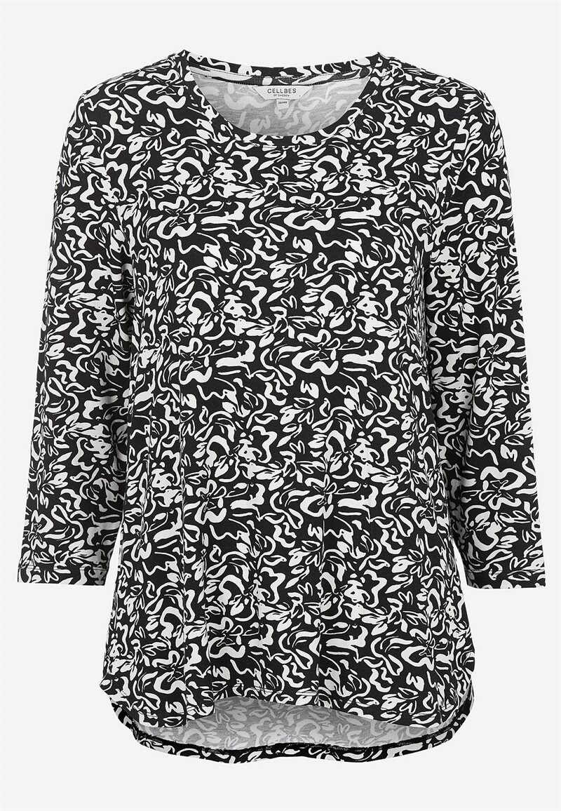 TrikÃ¥topp med 3/4-Ã¤rm 34006