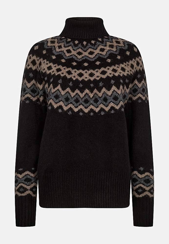 Product Image for Polotröja med jacquardstickat mönster Merla