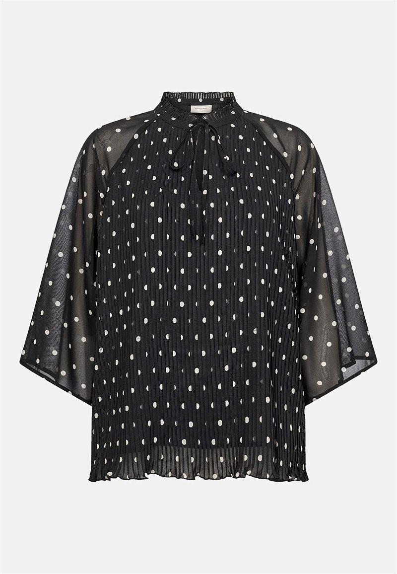 Product Image for Plisserad, prickig blus Twain