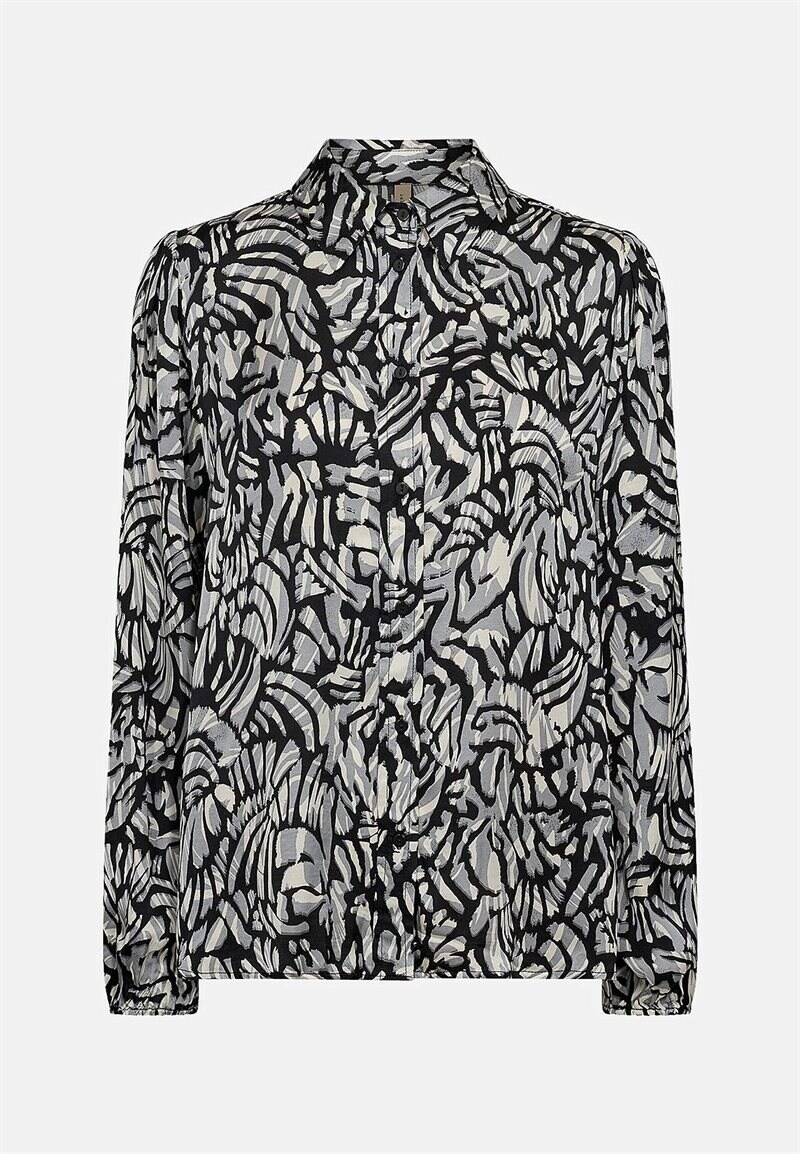 MÃ¶nstrad viskosblus Vian