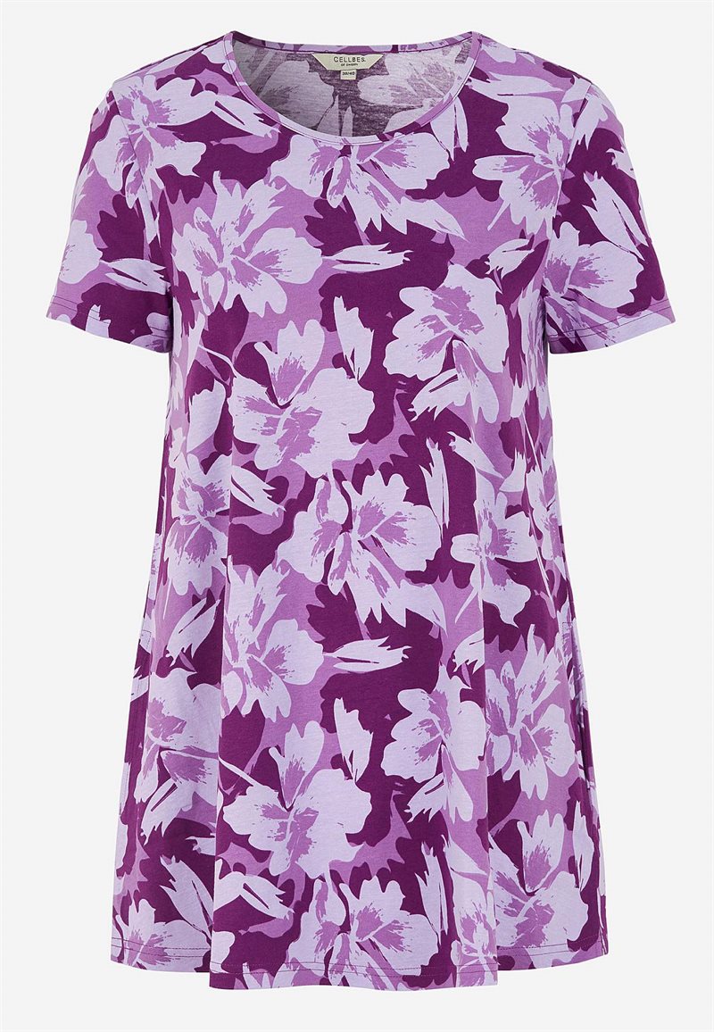 Product Image for Kortärmad trikåtunika med fickor Beckan