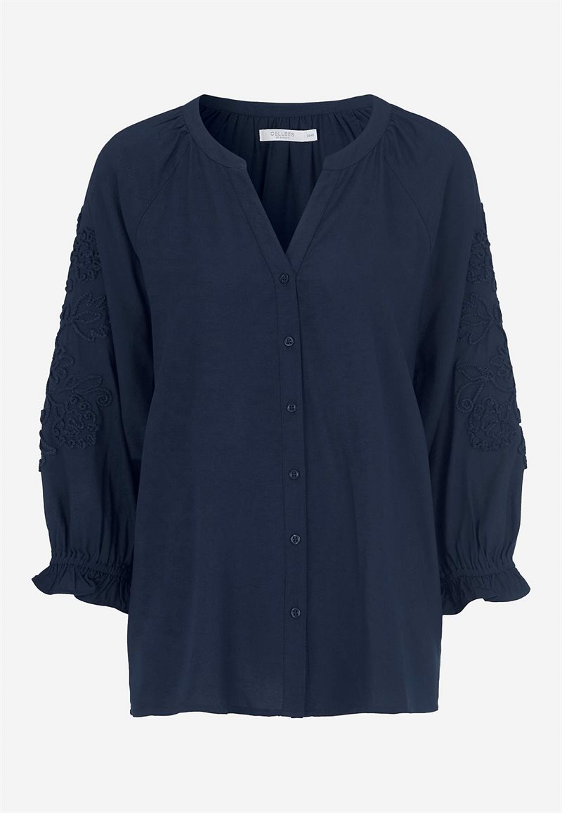 Blus med brodyr 30155