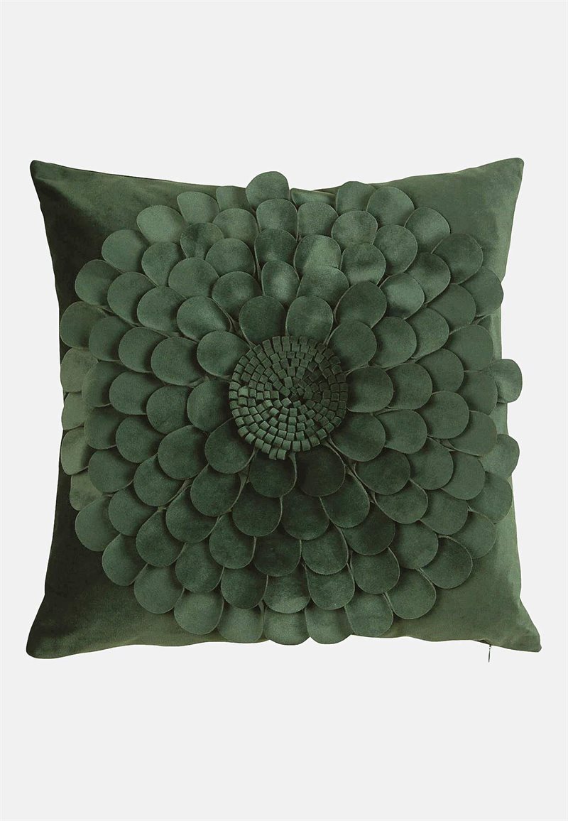 Product Image for Sammetskuddfodral med stor blomma Cilla