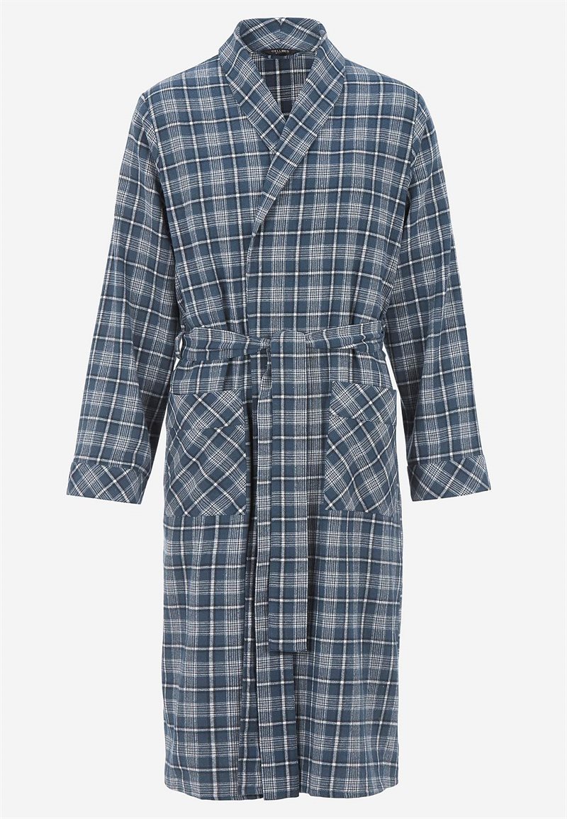 Product Image for Rutig morgonrock i flanell