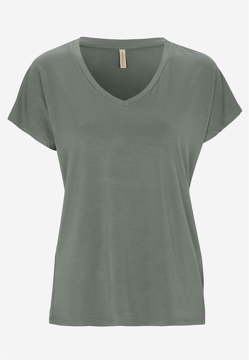 Trikåtopp i lyocell