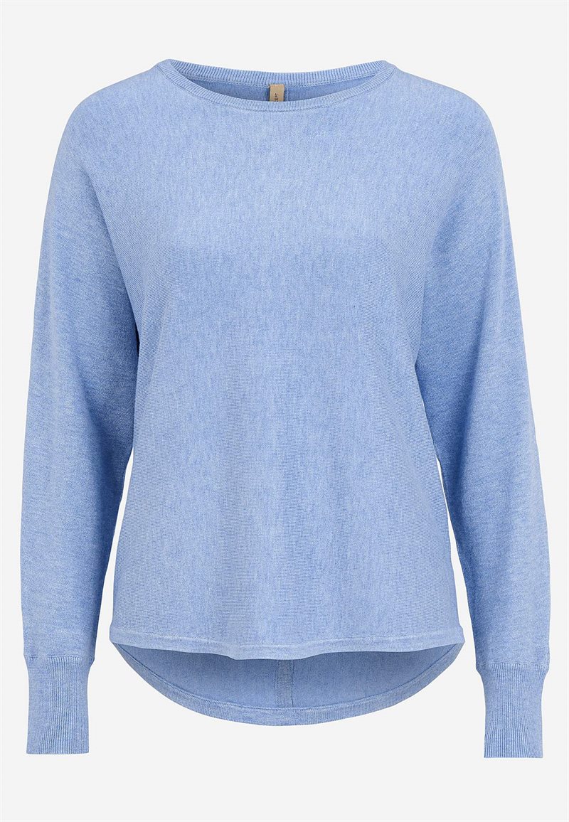 Finstickad tröja med knappar i ryggen Dollie 36898