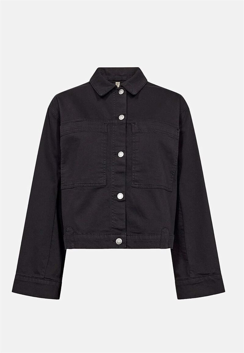 Jeansjacka i bomullstwill Erna 33473