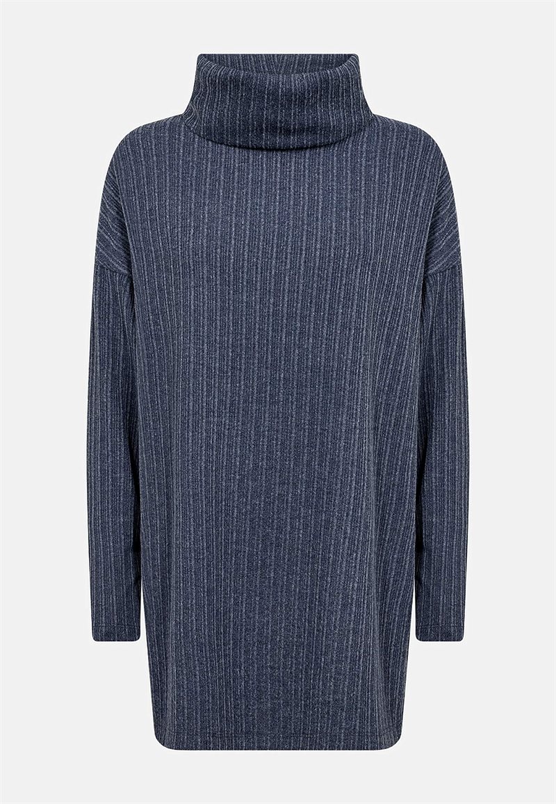 Mjuk trikåtunika med vid polokrage 33729