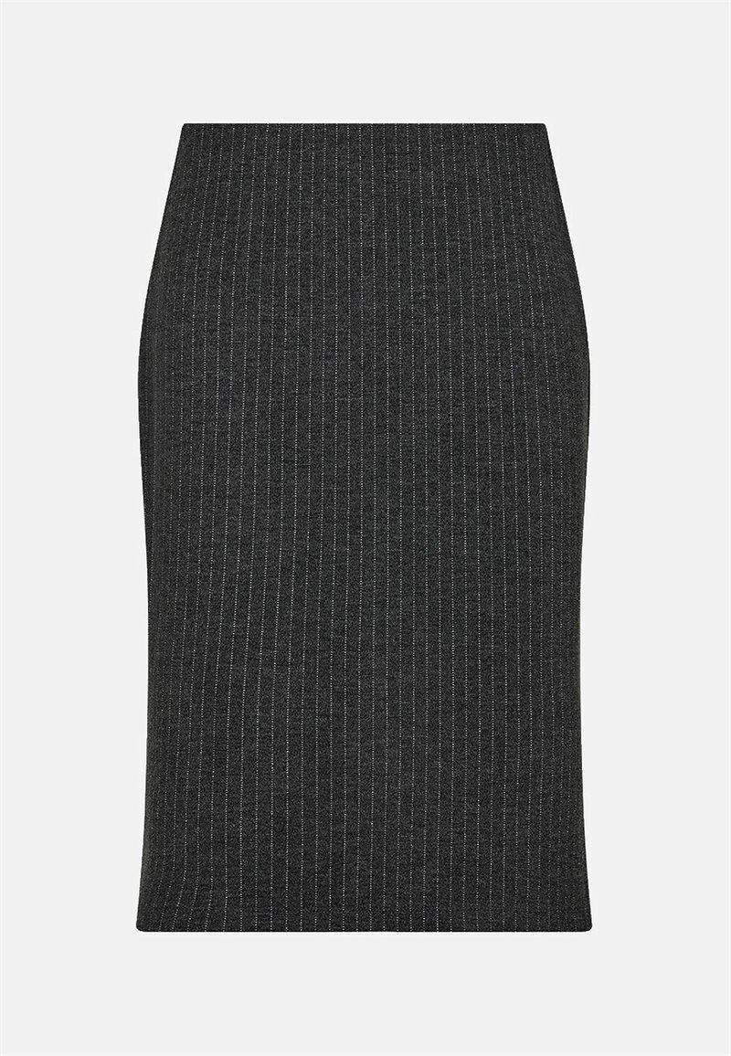 Snäv, randig trikåkjol 33766