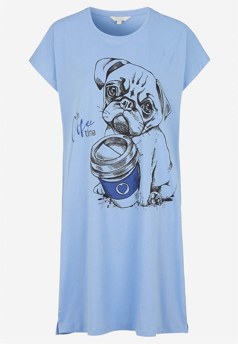 Kortärmat nattlinne 35240