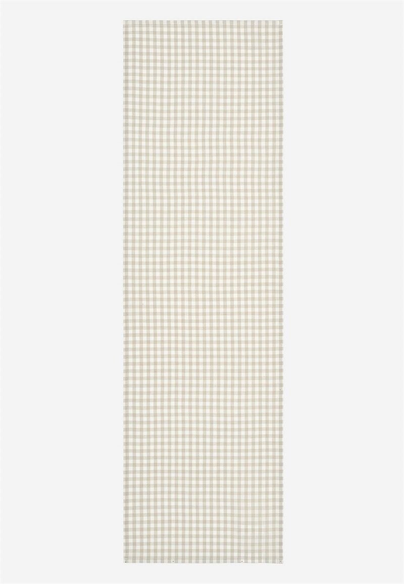 Vävd, rutig löpare