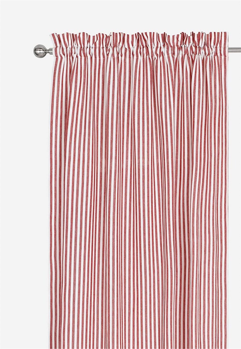 Product Image for Vävda, randiga gardinlängder 2-pack