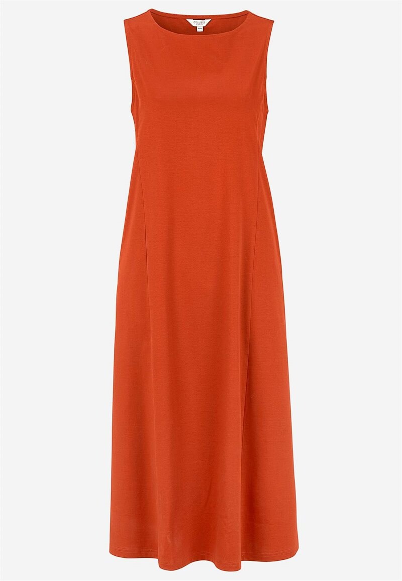 Ärmlös Premium trikåklänning